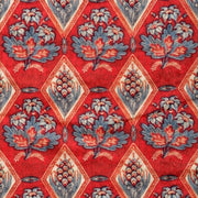 Red Diamond Boota Print Fabric