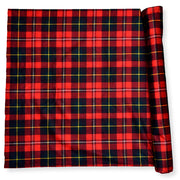Red and Black Checkered Print Fabric
