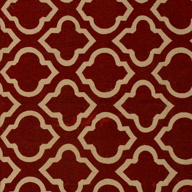 Moroccan Red Dhurrie