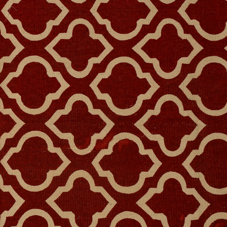 Moroccan Red Dhurrie