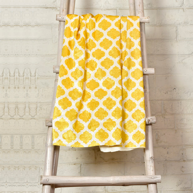 Yellow Trellis Fabric