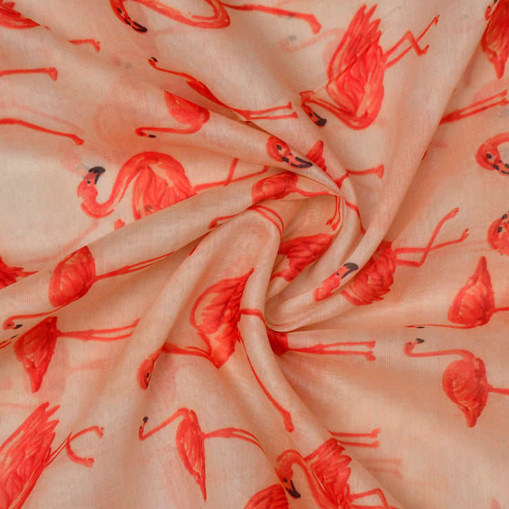 Flamingos Printed Fabric