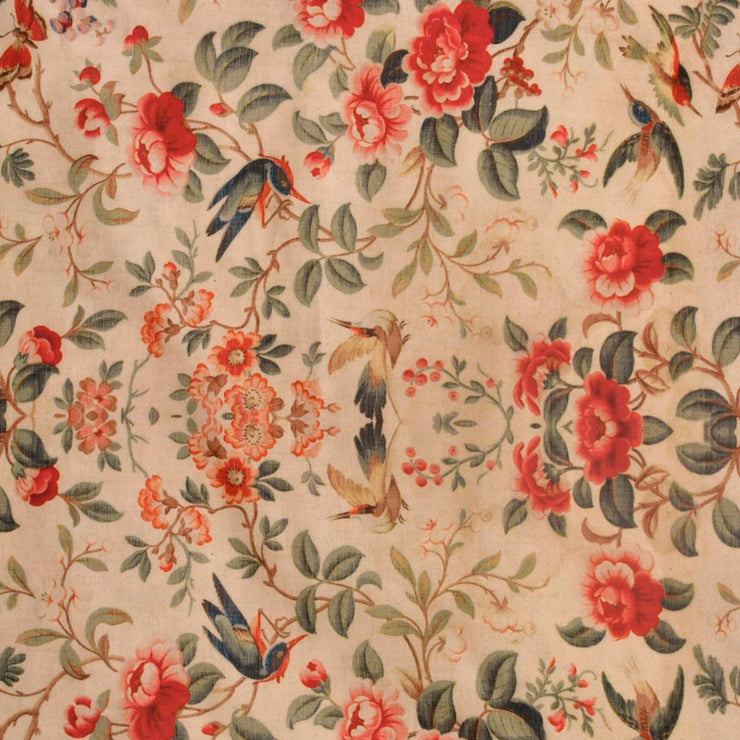 Vintage Floral Print Fabric