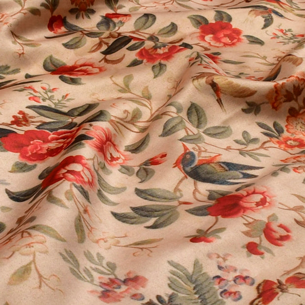 Vintage Floral Print Fabric