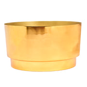 Gold Luxe Planter with Black Stand(Set of 3)