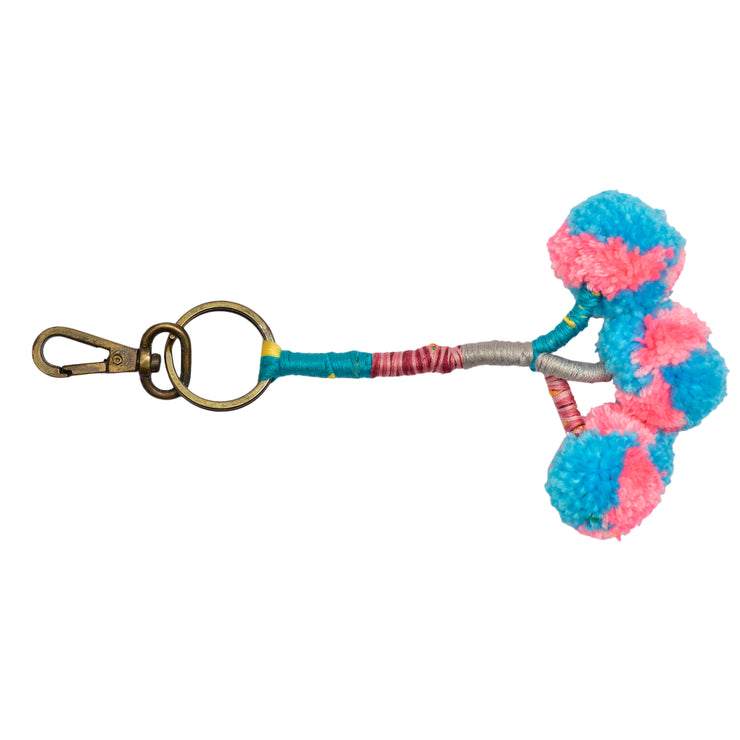 Pom pom Keyring