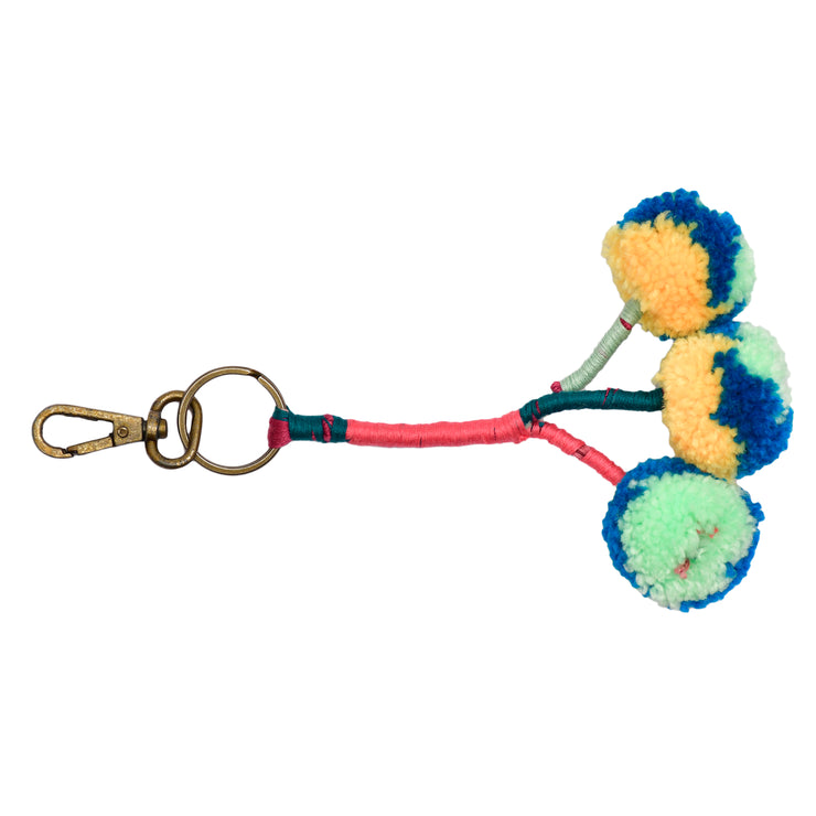 Pom pom Keyring