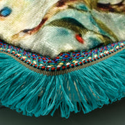 Peacocks in Rein Cushion Cover