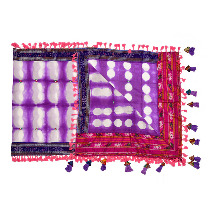 Shibori Silk Stole