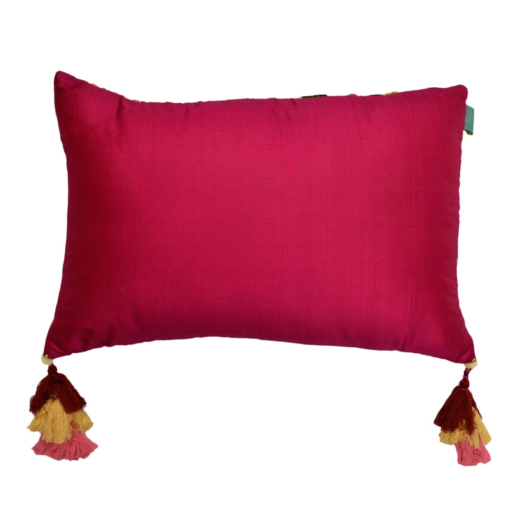 Chidhiya Baagh Lumbar Cushion Cover