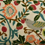 Chidiya aur Baagh Embroidered Cushion Cover
