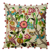 Chidiya Embroidered Cushion Cover
