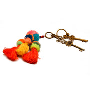 Pompom and Tassels Keyring