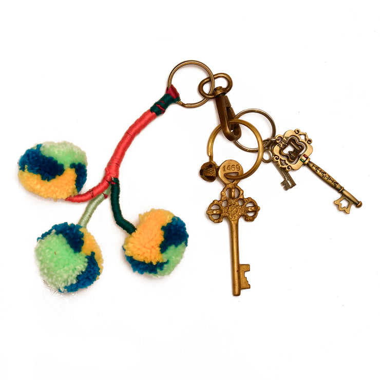 Pom pom Keyring