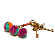 Pom pom Keyring