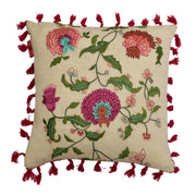 Ikkat Floral Square Cushion Cover