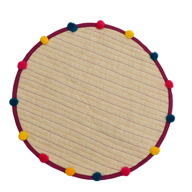 Quilted Round Table Mat