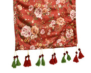 Crimson Peonies Table Runner