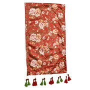 Crimson Peonies Table Runner