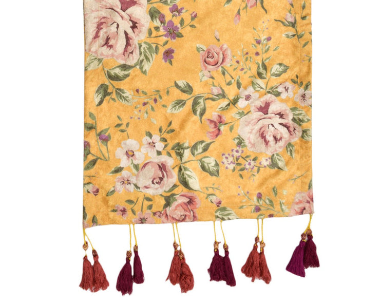 Ochre Rose Table Runner