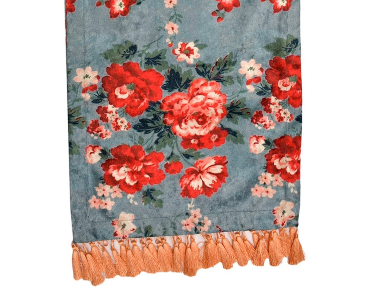 Scarlet Blossom Table Runner