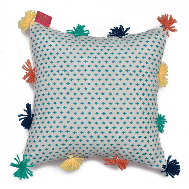 Printed Polka Cushion Cover