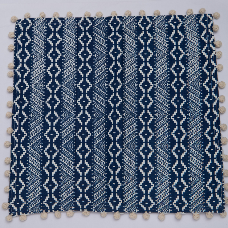 Blue Tribal Print Napkin