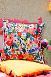 Flora bloom reversible cushion cover